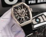 AAA Replica Franck Muller Vanguard Yachting Dragon King V45 Steel Case Black Face 44mm × 54mm Watch